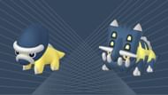 Shiny Shieldon and Bastiodon (Image via Sportskeeda)